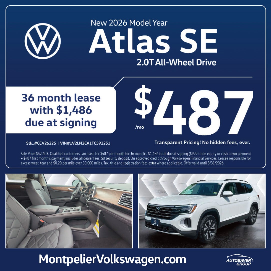SHOP NEW VOLKSWAGEN DEALS NEAR MONTPELIER, VT