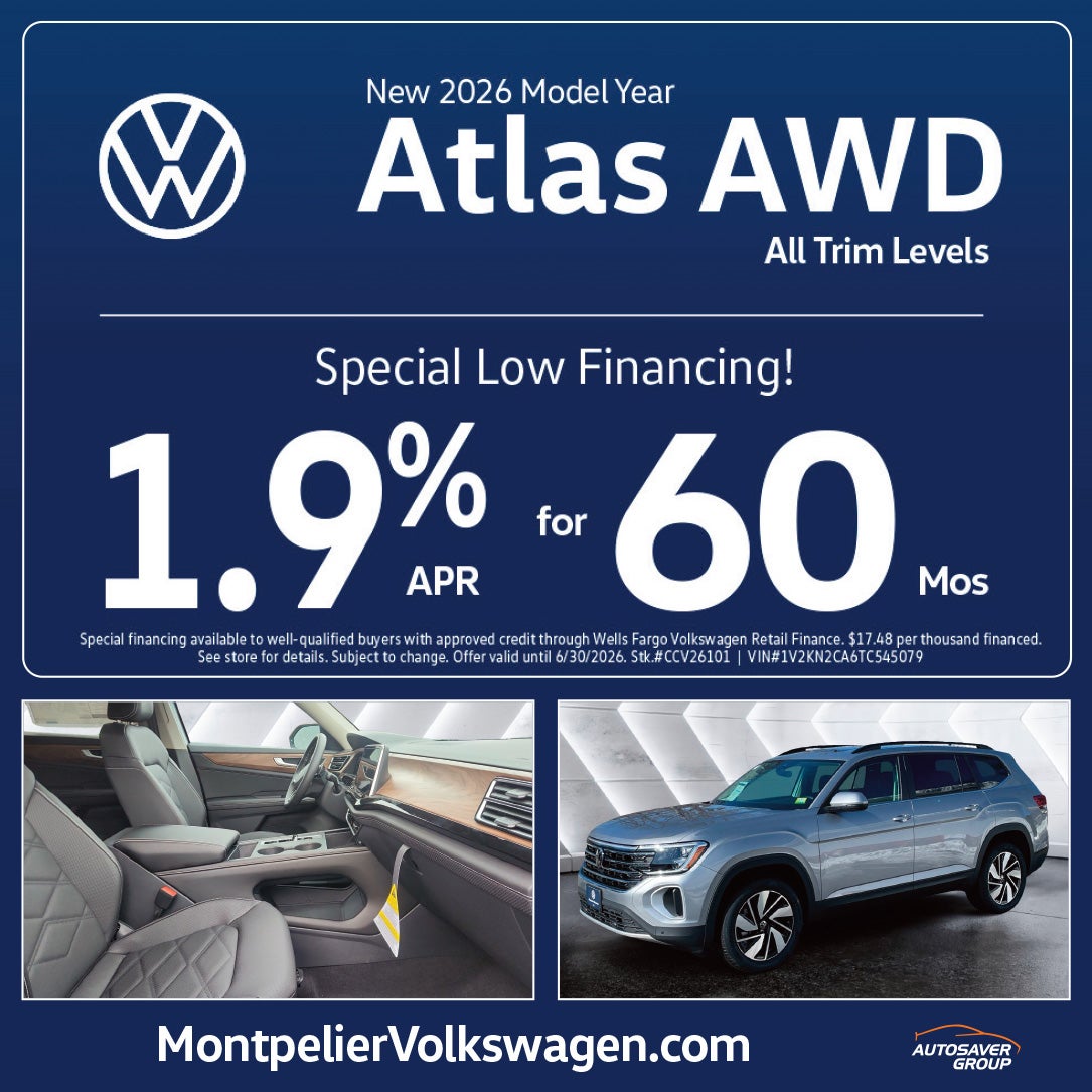 SHOP NEW VOLKSWAGEN DEALS NEAR MONTPELIER, VT