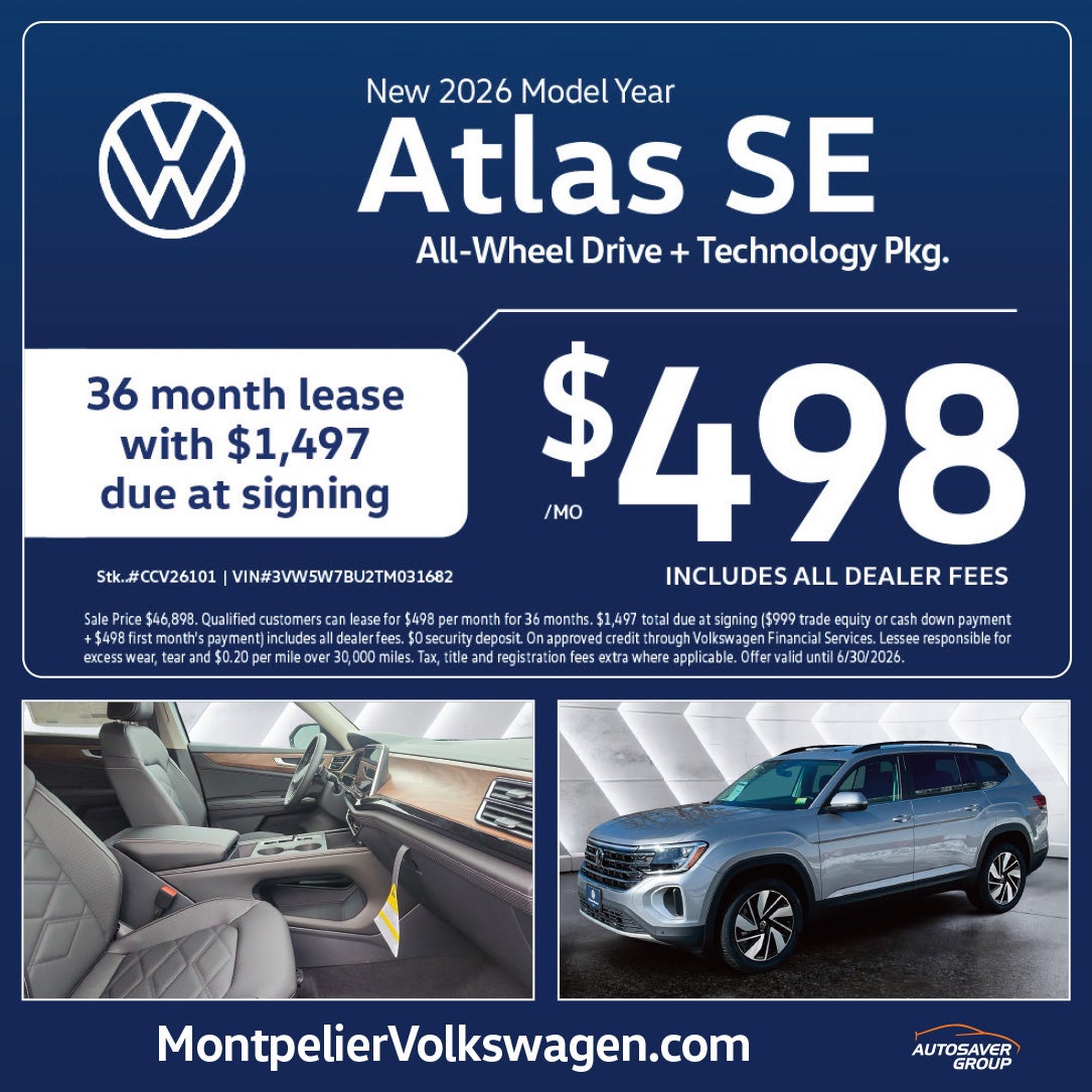 SHOP NEW VOLKSWAGEN DEALS NEAR MONTPELIER, VT
