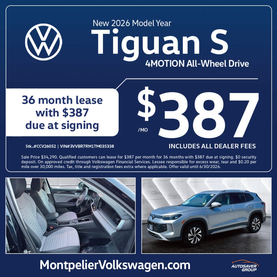 SHOP NEW VOLKSWAGEN DEALS NEAR MONTPELIER, VT