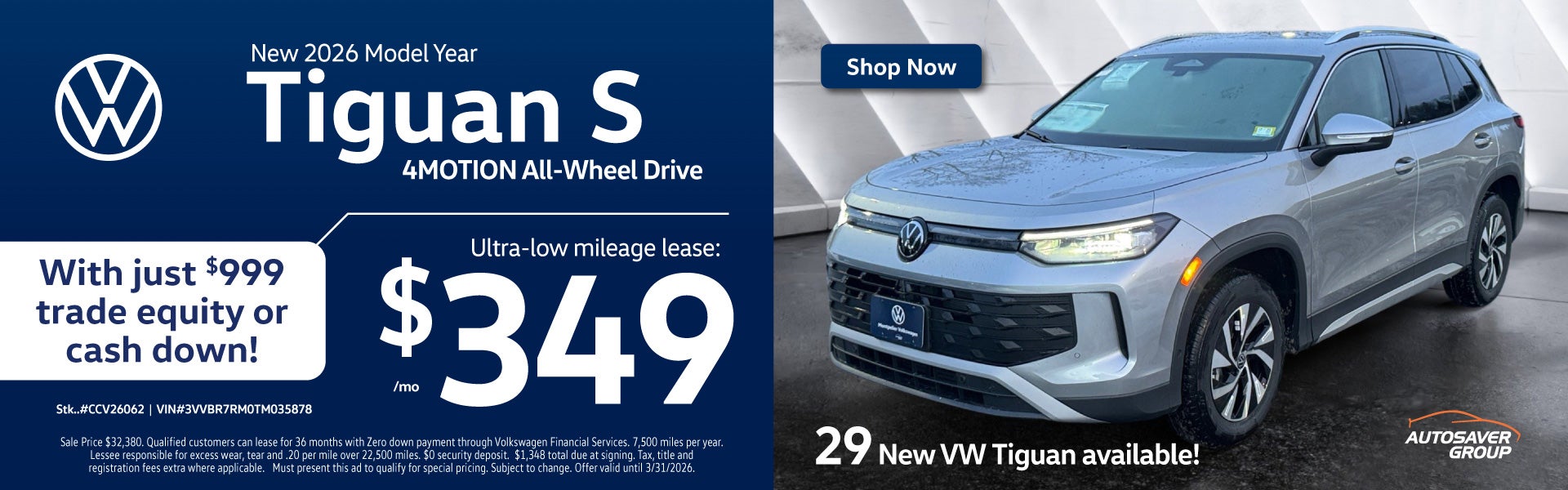SHOP NEW VOLKSWAGEN DEALS NEAR MONTPELIER, VT